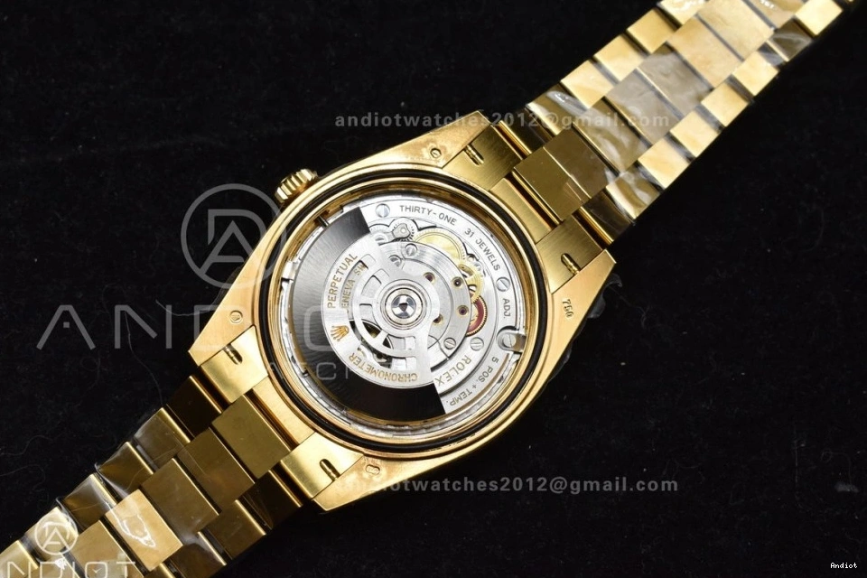 VR3255 Roman Bracelet Day On 1:1 President YG 228238 Gold Best Date 40 (Gain ARF Edition Weight) Dial 0121